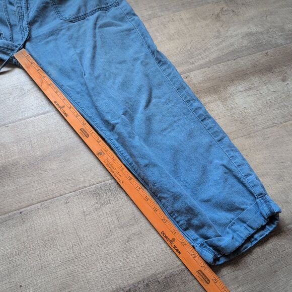 Rare Volcom Womens Jeans Pants Blue 100% Cotton Elastic Waist 8 - Picture 3 of 7